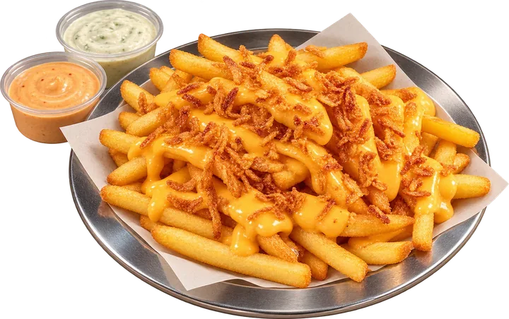Cheddar Soslu Kaşık Patates